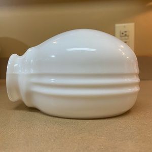 Vintage Milk Glass Clam Wall Sconce Light Shade